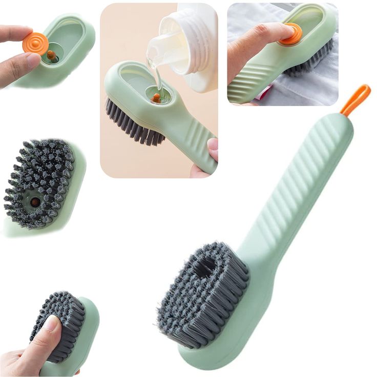 Shoe Cleaning Brush with liquid adding capacity