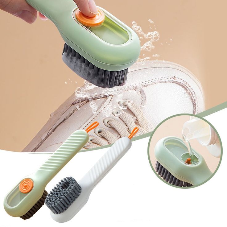Shoe Cleaning Brush with liquid adding capacity